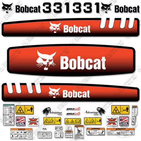 bobcat mini excavator 331 6808474 decal warning|Bobcat .